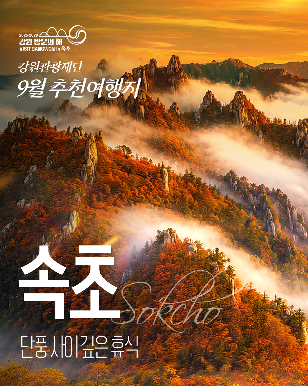 [강원 방문의 해] 9월 추천 여행지